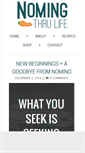 Mobile Screenshot of nomingthrulife.com
